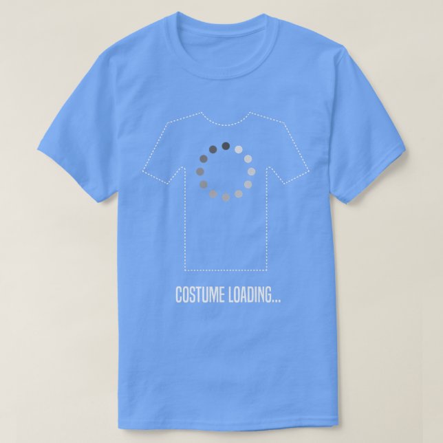 Costume Loading Lazy Halloween Costume Funny Sarca T-Shirt (Design Front)