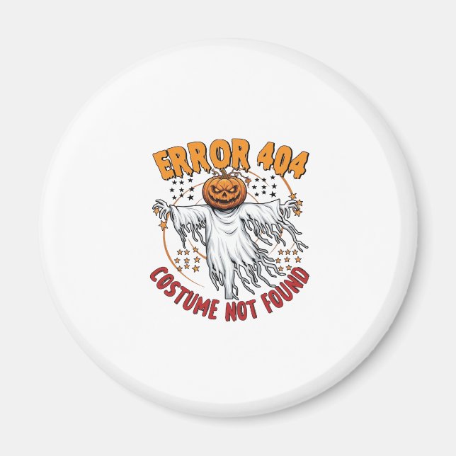 Costume Not Found Halloween Pumpkin Ghost_1 Magnet (Front)