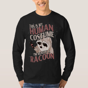 Costume Party Forest Animal Trash Panda Racoon T-Shirt