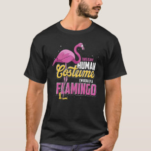 Costume Party Tropical Animal   Pink Flamingo T-Shirt