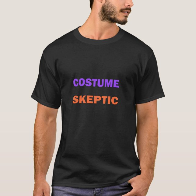Costume Sceptic Halloween Tee (Front)