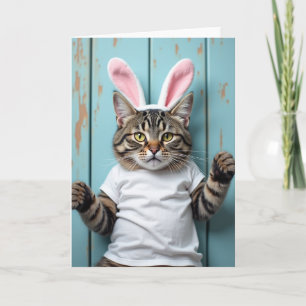 Costumed Kitty Portrait Card