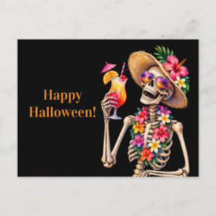 Costumes and Cocktails Adult Party Halloween Postcard