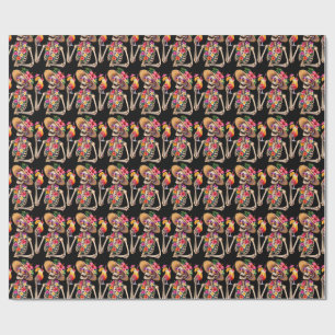 Costumes and Cocktails Adult Party Halloween Wrapping Paper