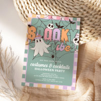 Costumes and Cocktails Retro Halloween Party