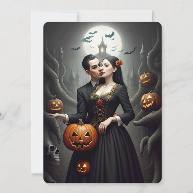 Costumes & Cauldrons Halloween Party Invitation (Front)