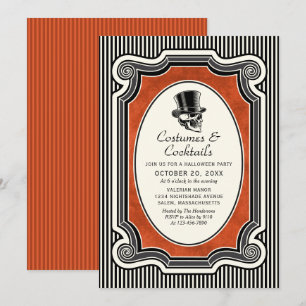 Costumes Cocktails Halloween Party Invitation