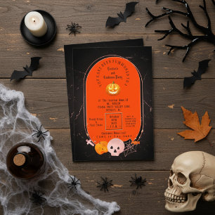 Costumes Cocktails Skulls Await Join Us! Invitation