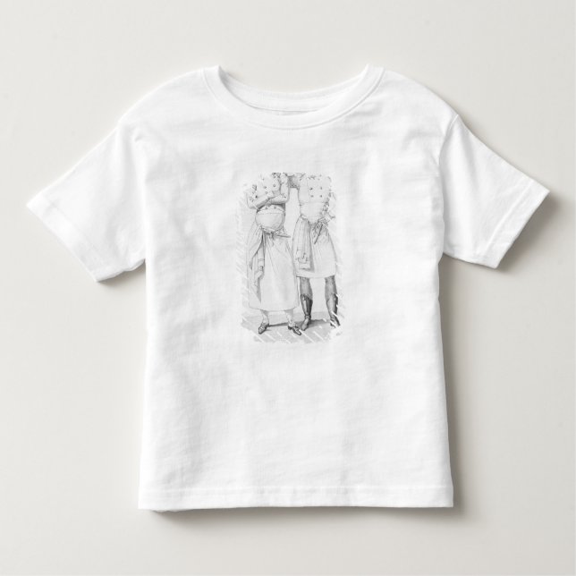 Costumes of cooks from different eras toddler T-Shirt (Front)