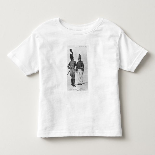 Costumes of French Marines from 1804 to 1814 Toddler T-Shirt (Front)