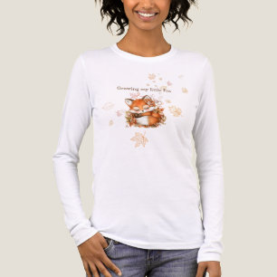 Cosy Autumn Fox Baby Shower   “Mummy To Be” Tri-Blend Shirt
