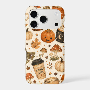 Cosy Autumn Halloween Pumpkin Spice Fall Mushrooms