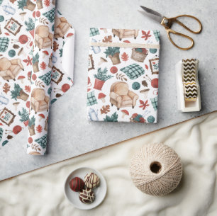 Cosy Autumn Home  Wrapping Paper