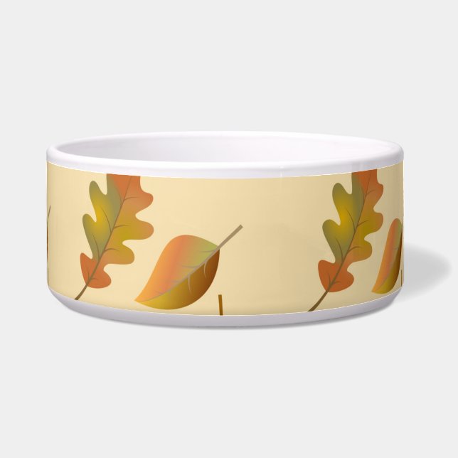 Cosy autumn maple leaves oak leaves  (Front)
