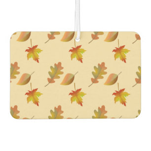 Cosy autumn maple leaves oak leaves  car air freshener
