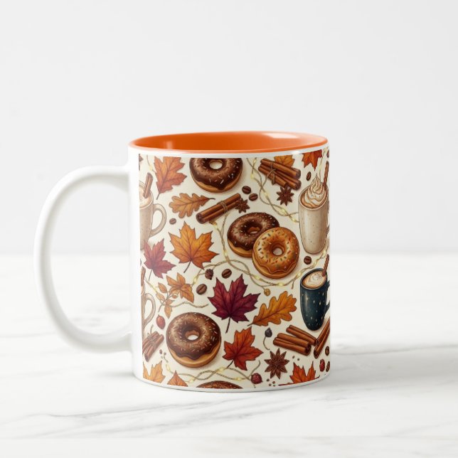 Cosy Autumn Pumpkin Spice Mug Wrap (Left)