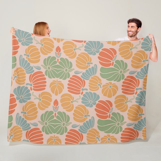 Cosy Autumn Pumpkin Throw Blanket – Fall Fleece &  (In Situ)