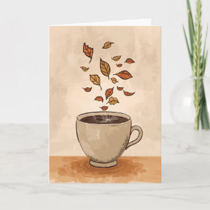 Cosy Autumn Vibes Card