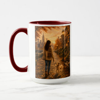 Cosy Autumn Walk with My Best Friend Mug