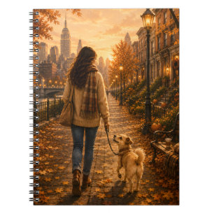 Cosy Autumn Walk with My Best Friend Notebook