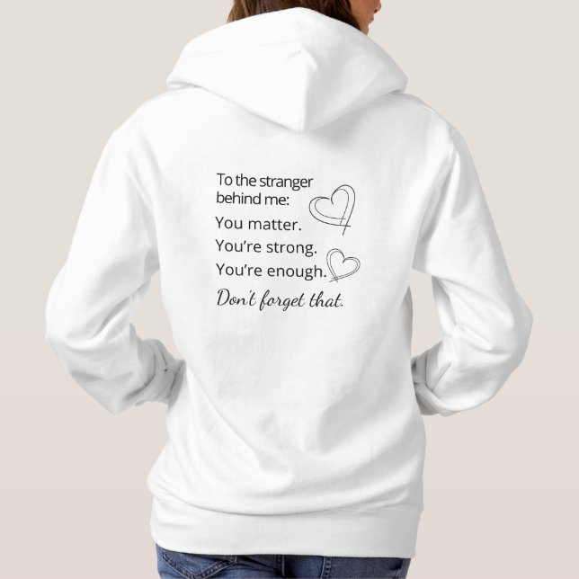 Cosy Autumn Winter Fashion Hoodie (Back)