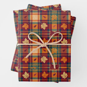 Cosy Autumnal Wrapping Paper