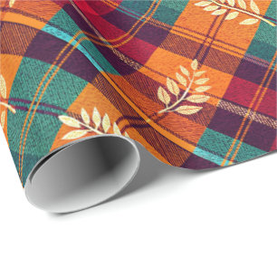 Cosy Autumnal Wrapping Paper