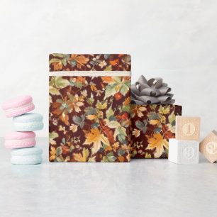 Cosy Autumnal Wrapping Paper