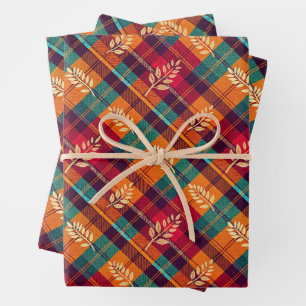 Cosy Autumnal Wrapping Paper