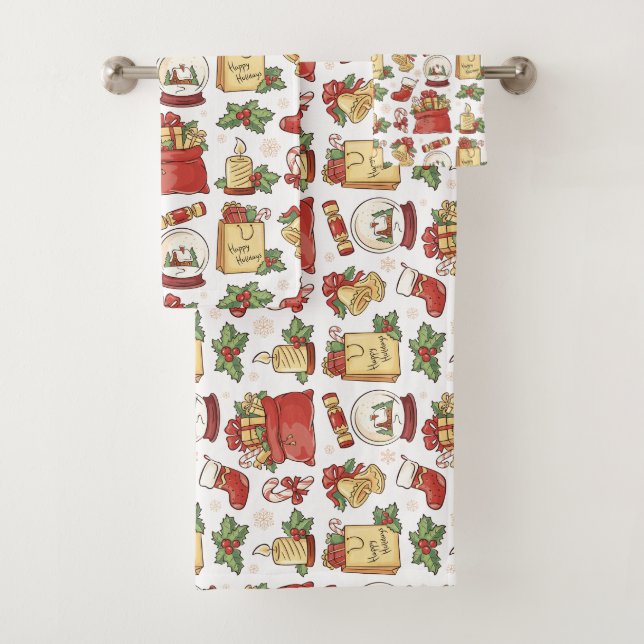 "Cosy Bath Towel Collection: Trending Designs!" (Insitu)