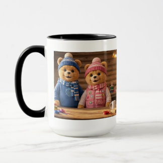 Cosy Bear Couple Mug | The Frosty Family