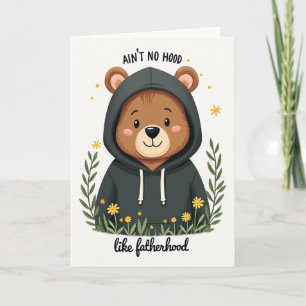 Cosy Bear Fathers Day Card