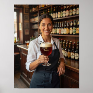 Cosy Belgian Craft Tavern Welcome Poster