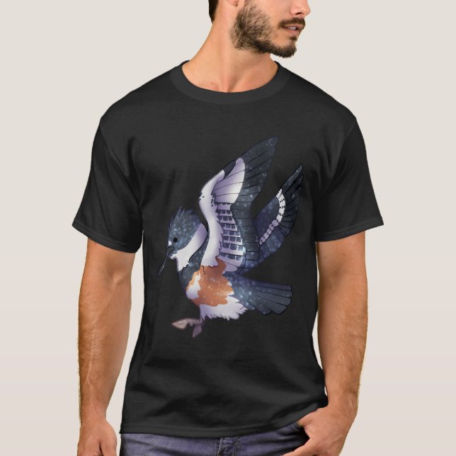 Cosy Belted Kingfisher T-Shirt (Front)