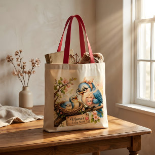 Cosy Bird Family Tote Bag
