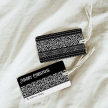 Cosy Black & White Scandinavian Sweater Christmas