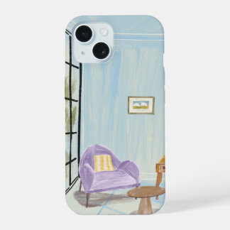 Cosy Blue Room Aesthetic Cute Art Phone Case