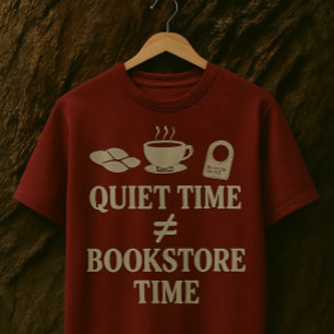 Cosy Book Lover Gift Funny Literary Apparel T-Shirt