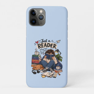 Cosy Book Lover Reading Illustration Case-Mate iPhone Case