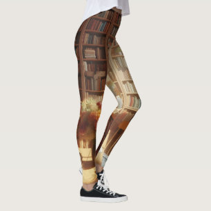 Cosy Book Nook Capris Leggings