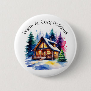 Cosy Cabin Button