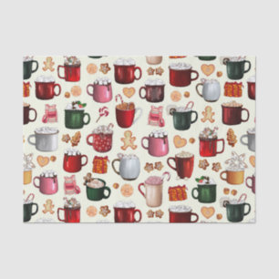 Cosy Cabin Hot Cocoa and Winter Treats Tissue Paper