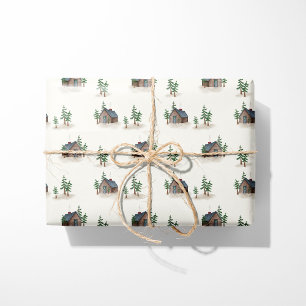 Cosy Cabin In The Woods Wrapping Paper