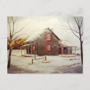 Cosy Cabin Postcard