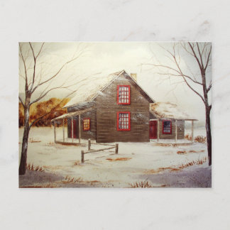 Cosy Cabin Postcard