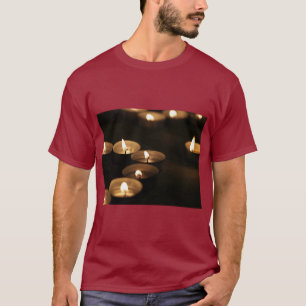 Cosy Candle Glow Aesthetic Graphic T-Shirt