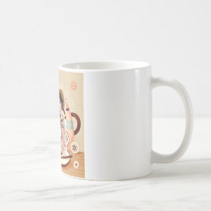 Cosy Cartoon Tea Set for Tea Lovers - Modern & Tre Coffee Mug