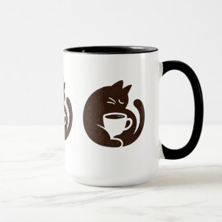 Cosy Cat and Coffee Cup