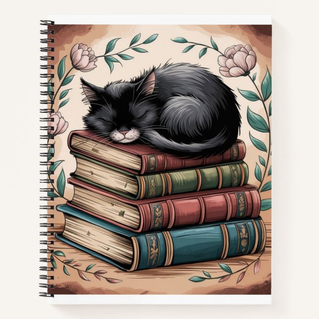 Cosy Cat Chronicles Notebook (Front)