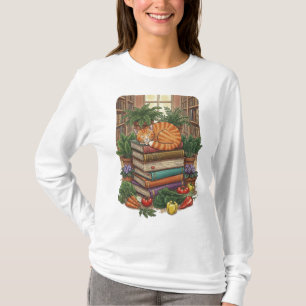 Cosy Cat & Fresh Harvest, World Vegetarian Day T-Shirt